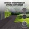 Pack of 36 Interlocking Deck Tiles 11.6"x11.6" Waterproof Plastic Patio Balcony Flooring Dark Brown